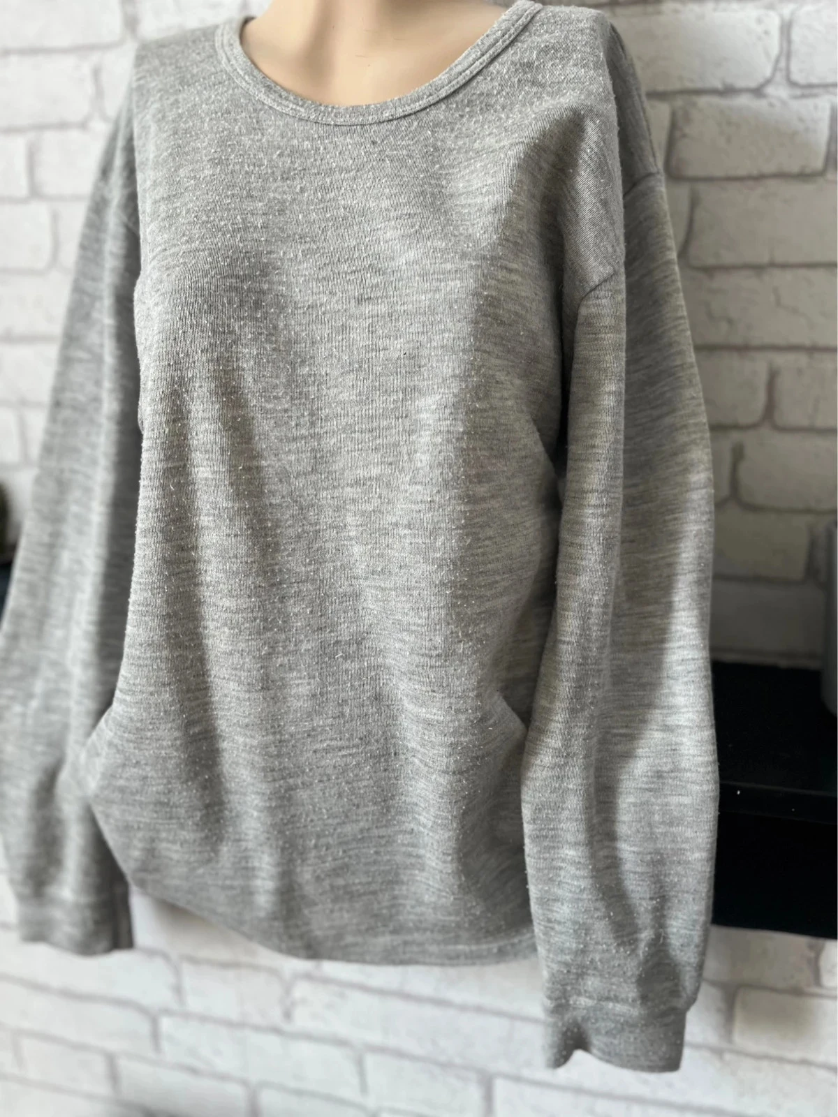Blusa gris básica – Talla 42/44 – photo 2